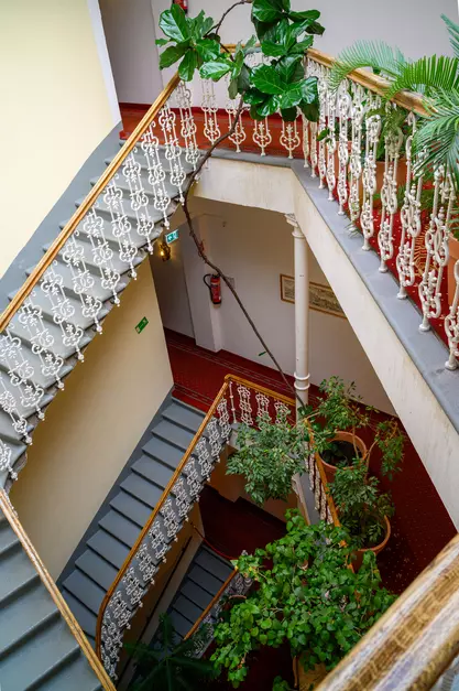 Back stairwell