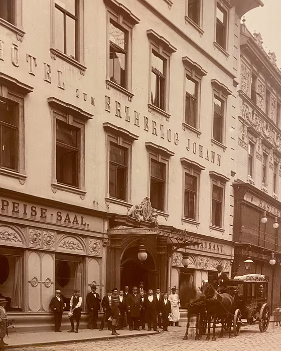 Das Palais-Hotel anno dazumal